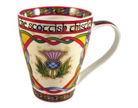 Scottish Weave Scottish Thistle China Mug