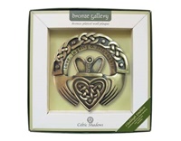 Bronze Plated Claddagh Ring Plaque
