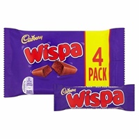 Cadbury Wispa Bars, 4 Pack