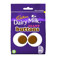 Cadbury Dairy Milk Giant Buttons Chocolate 119g Bag