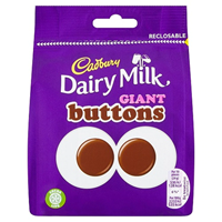 Cadbury Dairy Milk Giant Buttons Chocolate 95g