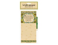 Irish Weave Blessing Magnetic Fridge Memo Pad