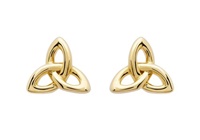 14KT Gold Vermeil Trinity Stud Earrings