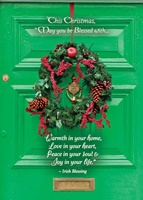 Irish Door Christmas Card