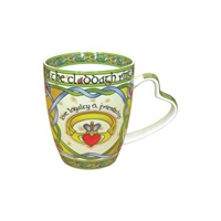 Irish Weave Claddagh Ring China Mug (2)