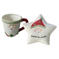 Milk and Cookies for Santa, 2 Piece Set (2)