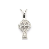 Sterling Silver Double Sided Celtic Cross, 18mm x 30mm (2)