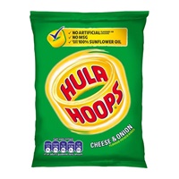 KP Hula Hoops Cheese and Onion Potato Rings 34 g (2)