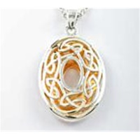 Keith Jack Window to the Soul Oval Pendant Sterlin