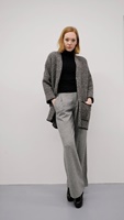 McConnell Cocoon Tweed Car Coat, Charcoal