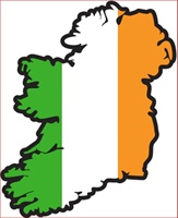 Map of Ireland Car Sticker (3)