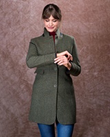 Pamela Tweed Coat, Donegal Magee Tweed