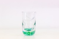 Irish Handmade Glass Seagrass Shot Glass