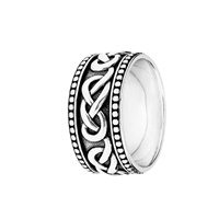 Sterling Silver Gents Celtic Band Earth Collection