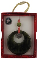 Connemara Marble Shamrock Charm Tree Hanging Decoration