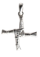 Precious Ireland Sterling Silver Large St Brigid Necklace