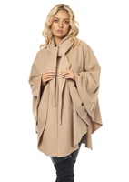 Jimmy Hourihan Wool and Cashmere Irish Cape, Cream