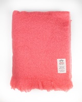 Avoca Handweavers Coral Mohair Throw L (2)