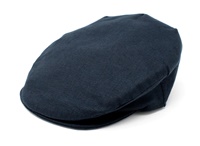 Hanna Hat Vintage Linen Cap, Navy