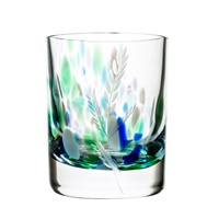 Irish Handmade Glass Wild Atlantic Whiskey Tumbler