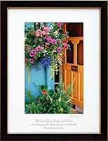 Bright Flowers Framed