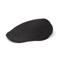 Latchfords of Ireland Tailored Wool Cap, Black