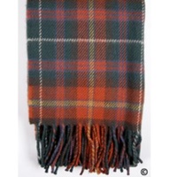 County Meath Tartan Lambswool Scarf