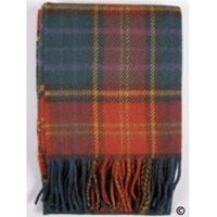 County Roscommon Tartan Lambswool Scarf