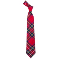 Stewart Tartan Wool Necktie