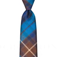 Buchanan Blue Tartan Wool Necktie