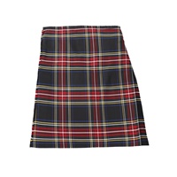 Gents Full Deluxe Kilt Stewart Black