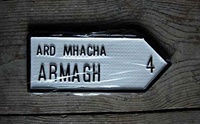 Irish County Roadsign, County Armagh (2)