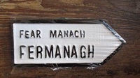 Irish County Roadsign, Co Fermanagh