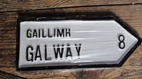 Irish County Roadsign, Co Galway