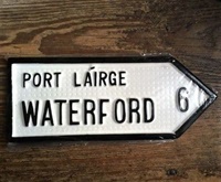 Irish County Roadsign, Co Waterford