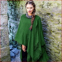 Celtic Ruana Kelly Green by Kerry Woollen Mills (3)