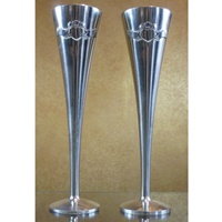 Pewter Claddagh Flutes