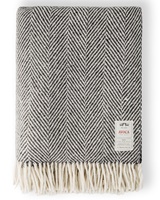 Avoca Handweavers Heavy Donegal Throw, Grey