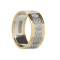 Lovers Knot Celtic Ring with Trims