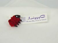 LizzyC Ruby Sheep Brooch