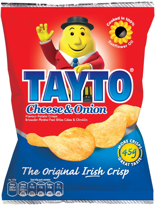 Tayto Cheese and Onion Crisps 37g at