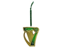 Celtic Spirit Irish Harp Hanging Ornament