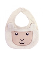 Cream Sheep Baby Bib