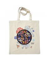 Natural Book of Kells Celtic Dog Irish Shopper Bag