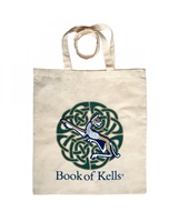 Natural Book of Kells Lioness Irish Shopper Bag