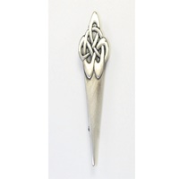 GM Belt Antique Silver Finish Swirl Kilt Pin