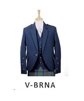 Braemar Jacket and Vest Navy Arrochar Tweed (2)
