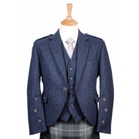 Braemar Jacket and Vest Lomond Blue Tweed (2)