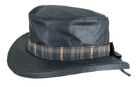 Womens Thelma Tartan Wax Hat - Cupra, NAVY