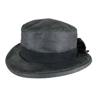 Womens Thelma Tartan Wax Hat - BLACKWATCH